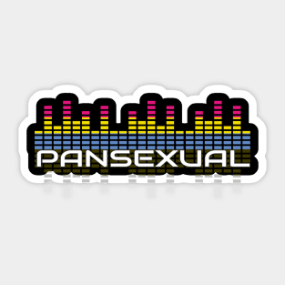 Music Equalizer Bars - Pansexual Sticker